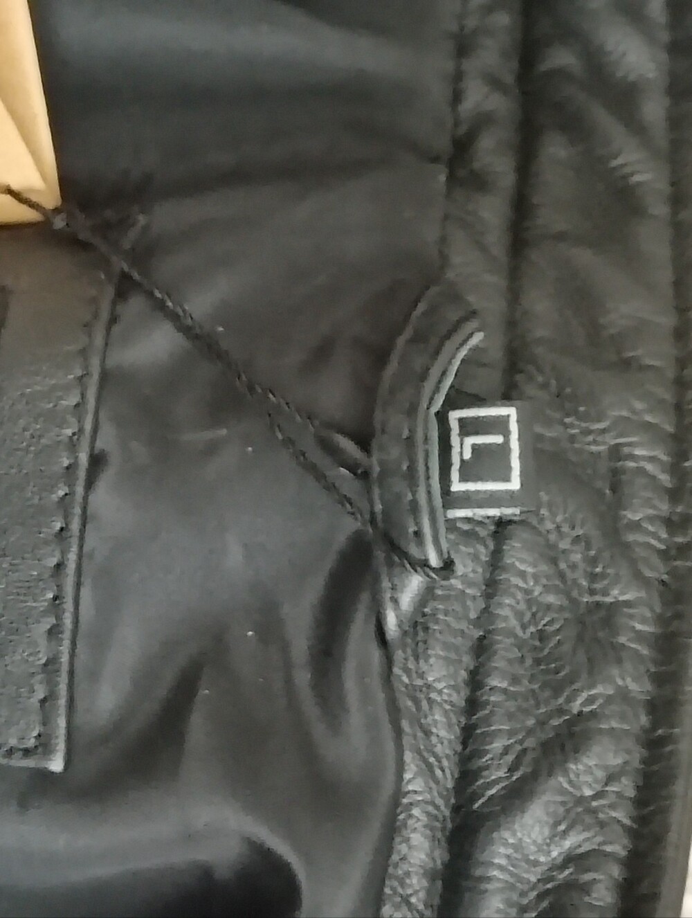 Genuine Black Leather Moto Jacket Size L NWT - Picture 4 of 7